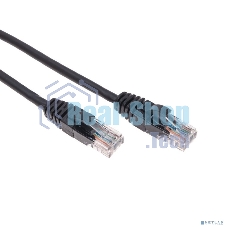 Патч-корд U/UTP Rexant cat. 6, RJ45-RJ45, неэкранированный, 26AWG, LSZH, черный, 3 м