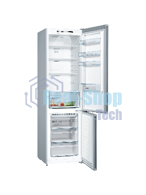 Холодильник Bosch KGN39UL30U серебристый металлик двухкамерный 279/87л морозилка снизу, No Frost