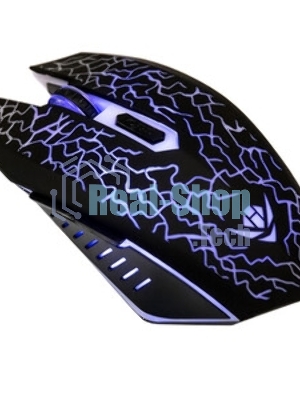 Мышь проводная Nakatomi MOG-15U черный, 2400 dpi, USB, кнопки - 6