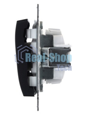 Systeme Electric Glossa Антрацит Выключатель 1-клавишный сх.1, 10AX