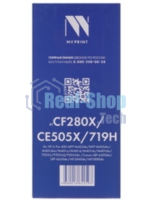 Картридж лазерный NVPrint CF280X_NVP (тип CF280X), черный, 6900 стр., для HP LJ Pro 400/M401/M425