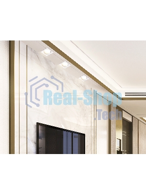 Светильник Ambrella light TN6655 WH белый IP44 GX53 110*110*48