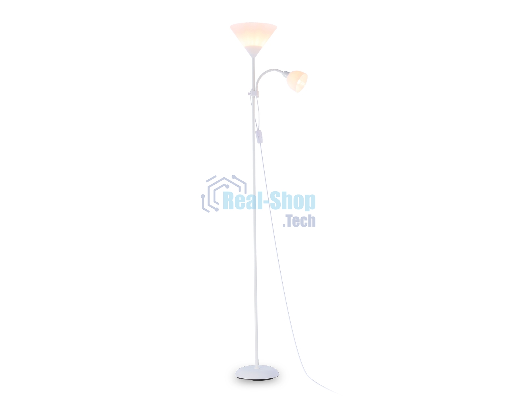 Светильник Ambrella light TR97622/2 WH белый E27+E14 max 40W D245/100*1770