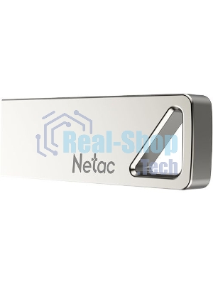 Флешка USB Netac U326 (NT03U326N-004G-20PN), 4Gb, USB 2.0, R/W 50/15, серебристый