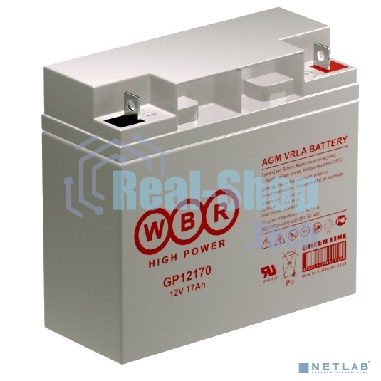 Батарея для ИБП WBR GP 12170 (12V, 17Ah)