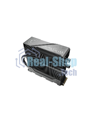 Накопитель SSD MSI 4Tb SPATIUM M580 FROZR,M.2(22x80мм), NVMe, PCIe 5.0 x4, 3D TLC, R/W 14100/12600, IOPs -/-, DRAM buffer 8192, TbW 3000, DWPD 0.38, with Heat Spreader (5 лет)