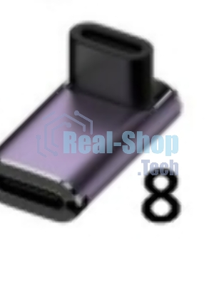 Переходник USB 4 Type-C угловой тип 7
