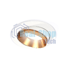 Комплект встраиваемого поворотного светильника Ambrella light XC7651024 SWH/PYG белый песок/золото желтое полированное MR16 GU5.3 (C7651, N7034)