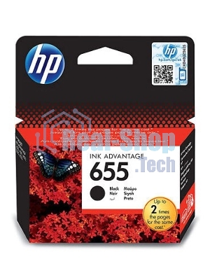 Картридж струйный HP 655 CZ109AE черный для HP DJ IA 3525/4615/4625/5525/6525 (550стр.)