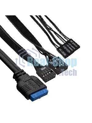 Компьютерный корпус Minitower ExeGate BAA-114U2-AAA400 (mATX, БП AAA400 с вент. 8см, 1хUSB+2хUSB 3.0, аудио, черный)