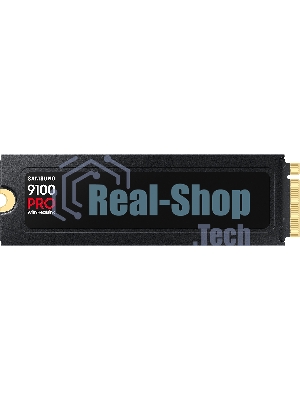 Накопитель SSD 2Tb Samsung 9100 PRO, M.2, PCI-E 5.0 x4, TLC 3D NAND R/W - 14700 (14800)/13400 (13300) Mb/s с радиатором