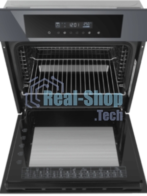 Шкаф духовой электрический Maunfeld AEOD60103G1, 60л, дверца с 3 стеклами, графит