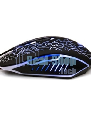 Мышь проводная Nakatomi MOG-15U черный, 2400 dpi, USB, кнопки - 6
