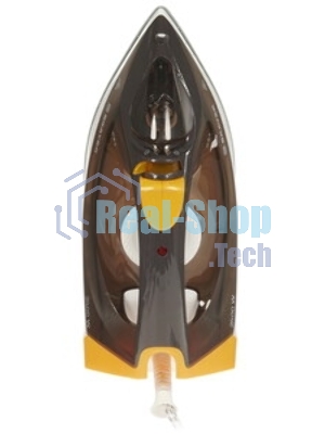 Утюг BRAYER BR4003 коричневый/белый/желтый, 2400 Вт, 25 г/мин, 140 г/мин, 330 мл