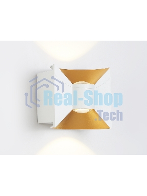 Светильник Ambrella light ST4471 WH/GD белый/золото LED 4200K 6W IP54 92*98*55