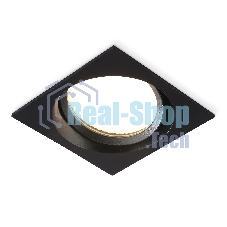 Светильник Ambrella light TN6657 BK черный IP44 GX53 110*110*48