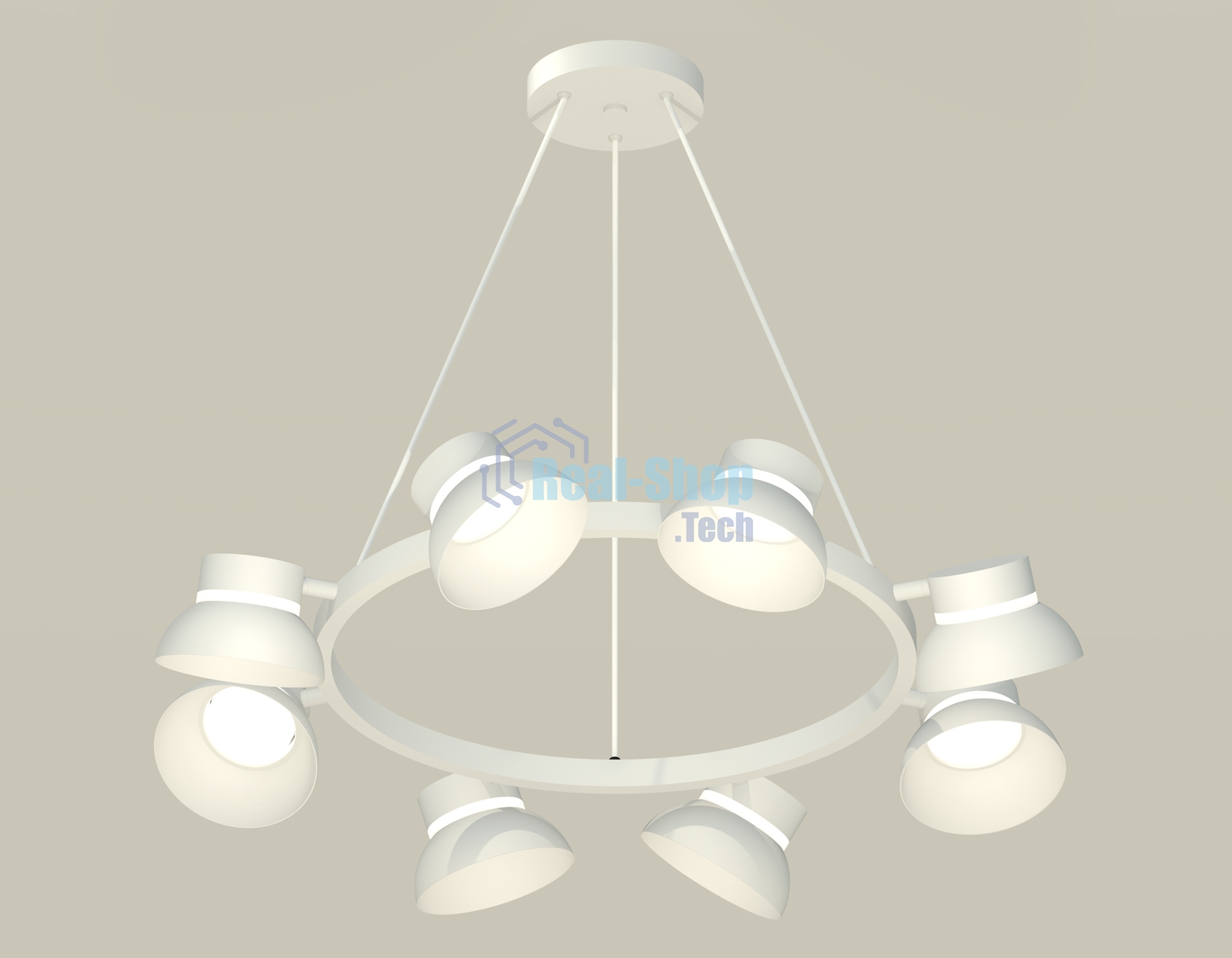 Светильник Ambrella light XB9195100/8 SWH/FR белый песок/белый матовый GX53 (C9195, N8140)