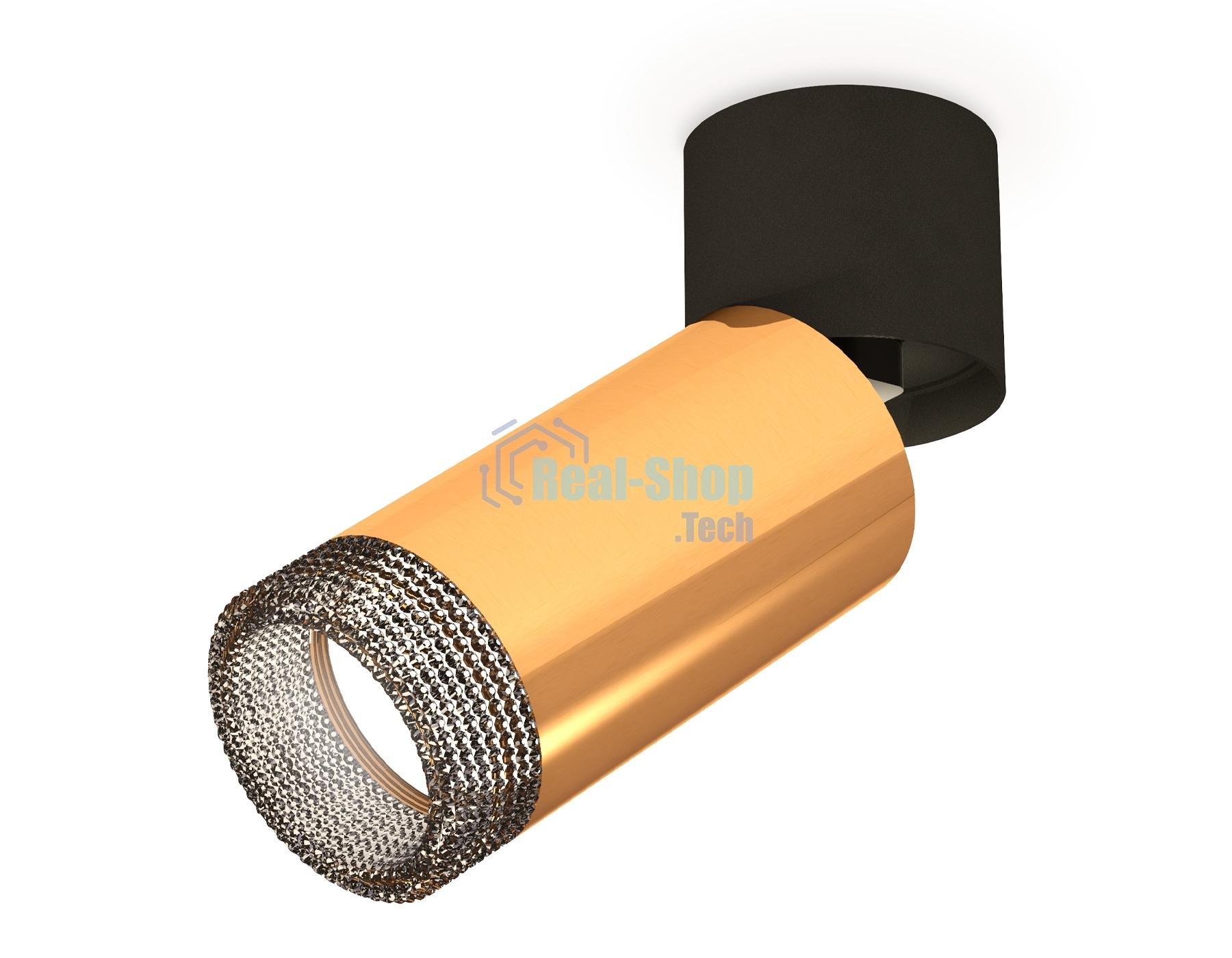Светильник Ambrella Light XM6327041 PYG/BK/BK золото желтое полированное/черный/тонированный (A2221, C6327, N6151)