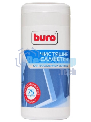 Салфетки Buro BU-Tpsm для экранов плазменных телевизоров туба 75шт влажных