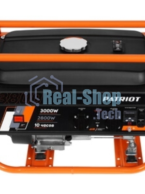 Электрогенератор бензиновый Patriot GRS 3800, 3 кВт, 62 дБ, 40 кг