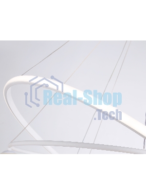 Светильник Ambrella light FL66326/1+4 WH белый 92W 3000K-6400K+G9/4 D800/600*1200 (ПДУ ИК)