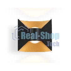 Светильник Ambrella light ST4472 BK/GD черный/золото LED 4200K 6W IP54 92*98*55