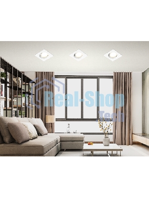 Светильник Ambrella light TN1143 WH белый IP44 GU5.3 95*95*38