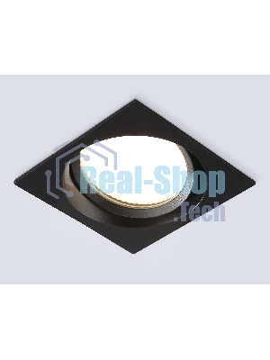 Светильник Ambrella light TN6657 BK черный IP44 GX53 110*110*48