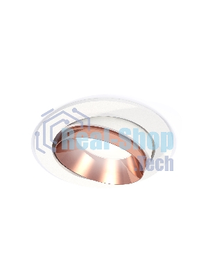 Комплект встраиваемого поворотного светильника Ambrella light XC7651025 SWH/PPG белый песок/золото розовое полированное MR16 GU5.3 (C7651, N7035)