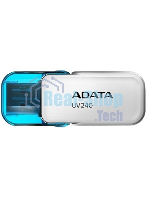 Флешка USB ADATA UV240 (AUV240-32G-RWH), 32Gb, USB 2.0, R/W 15/5, белый/синий