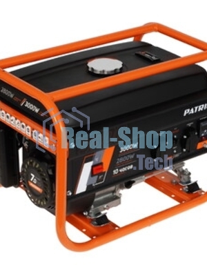 Электрогенератор бензиновый Patriot GRS 3800, 3 кВт, 62 дБ, 40 кг
