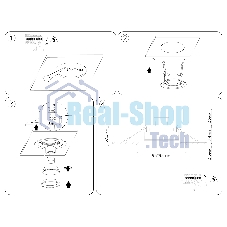 Светильник Ambrella light TN1143 WH белый IP44 GU5.3 95*95*38