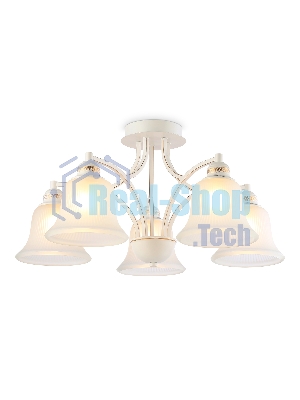 Светильник Ambrella light TR3050/5 WH/GD/FR белый/золото/белый матовый E27/5 max 40W D630*320