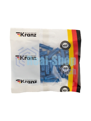 Дюбель распорный Kranz 8х30, синий, пакет (50 шт./уп.)