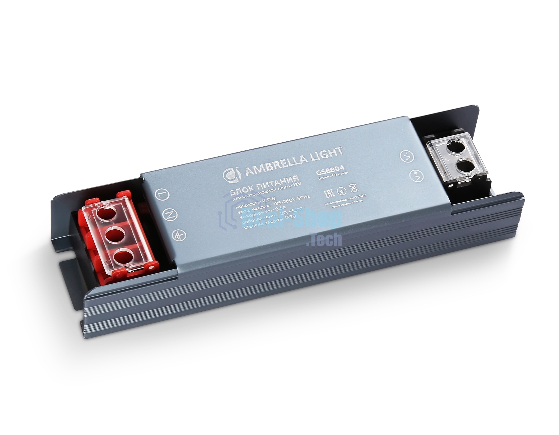 GS8804 блок питания 12V 100W 8.3A IP20 185-260V 130*35*22