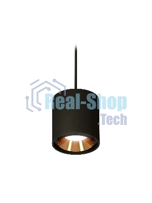 Светильник Ambrella Light XP7723001 SBK/PYG черный песок/золото желтое полированное MR16 GU5.3 (A2311, C7723, N7034)