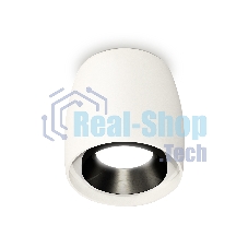 Светильник Ambrella Light XS1141002 SWH/PBK белый песок/черный полированный MR16 GU5.3 (C1141, N7031)