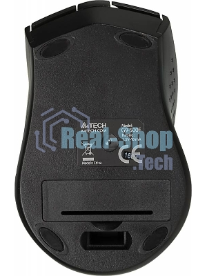 Мышь беспроводная A4Tech G9-500F черный, 1200 dpi, радиоканал, USB, кнопки - 4