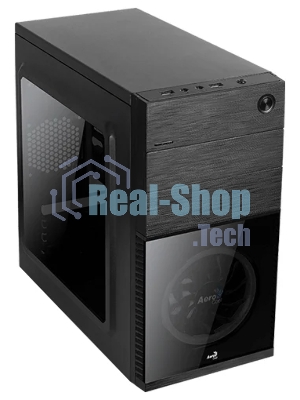 Компьютерный корпус Aerocool/Formula Cs-105 Blue (mATX, без БП, 1x USB3.0, 1x USB2.0, 1x 12cm blue LED front fan)