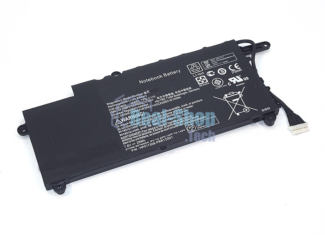 Аккумуляторная батарея для ноутбука HP Pavilion x360 11-n (PL02XL) 7.6V 29Wh