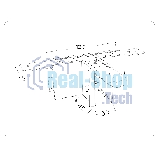 GL1035 WH белый коннектор T-образный для накладного шинопровода Magnetic 220V 105*75*52