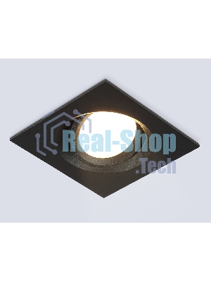 Светильник Ambrella light TN1144 BK черный IP44 GU5.3 95*95*38