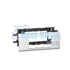 Суппорт LEGRAND 010954 Mosaic 4 модуля, с рамкой, 65мм