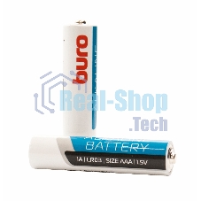 Батарея Buro Alkaline LR03 AAA (2шт) блистер