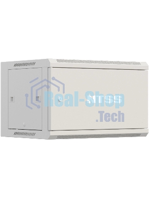 Шкаф коммутационный NTSS Премиум (NTSS-W6U6060FD) настенный 6U 570x600 мм пер. дв. металл 60 кг серый 500 мм 18.8 кг 220 град. 370 мм IP20 сталь