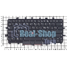 Клавиатура для ноутбука Lenovo ThinkPad X1 Carbon Gen 4 2016 черная без рамки с подсветкой