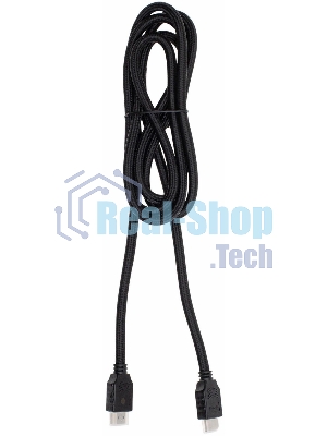 Кабель аудио-видео Cactus CS-HDMI.2-2 HDMI (m)/HDMI (m) 2м. позолоченные контакты черный