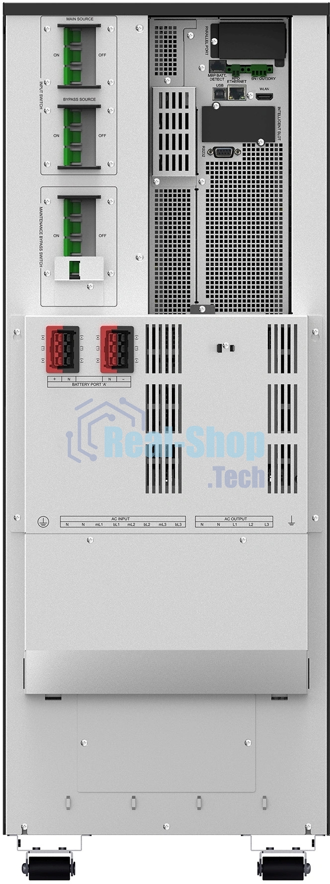 Источник бесперебойного питания Ippon Innova Unity T 3-3 10K 10000Вт 10000ВА черный