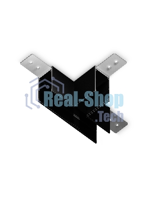 GL1036 BK черный коннектор T-образный для накладного шинопровода Magnetic 220V 105*75*52