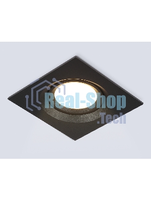 Светильник Ambrella light TN1144 BK черный IP44 GU5.3 95*95*38